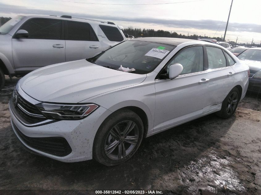 2022 VOLKSWAGEN JETTA SE VIN: 3VW7M7BUXNM023993