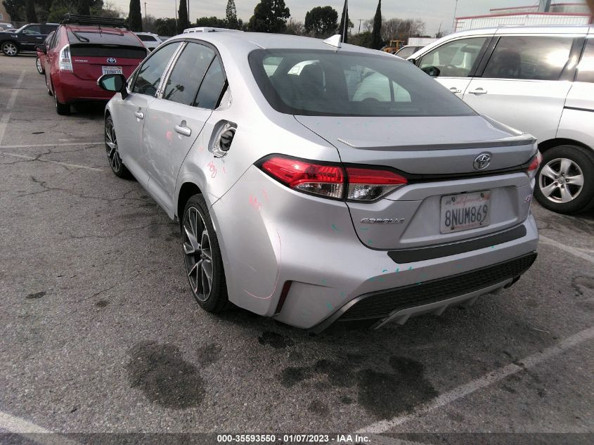 2020 TOYOTA COROLLA SE/NIGHTSHADE VIN: 5YFS4RCE7LP021608