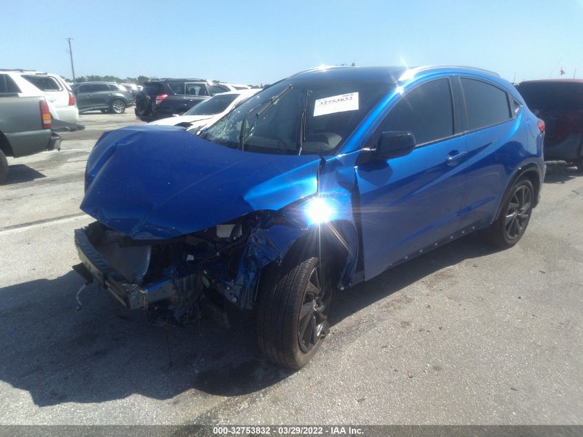 2021 HONDA HR-V SPORT VIN: 3CZRU5H17MM715084