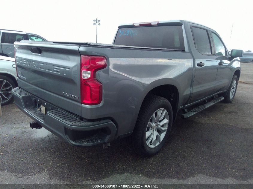 2021 CHEVROLET SILVERADO 1500 CUSTOM VIN: 3GCPWBEK5MG291308