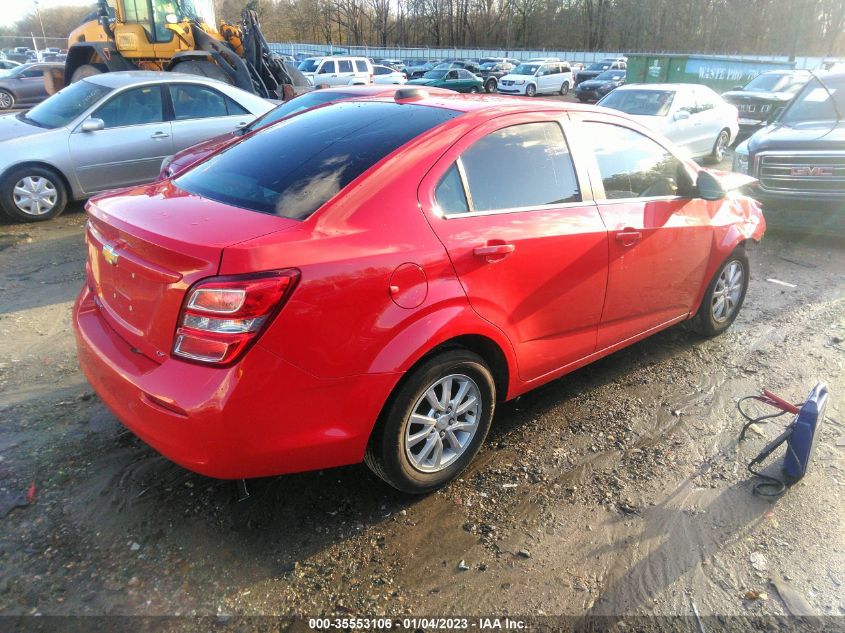 2020 CHEVROLET SONIC LT VIN: 1G1JD5SB1L4105513