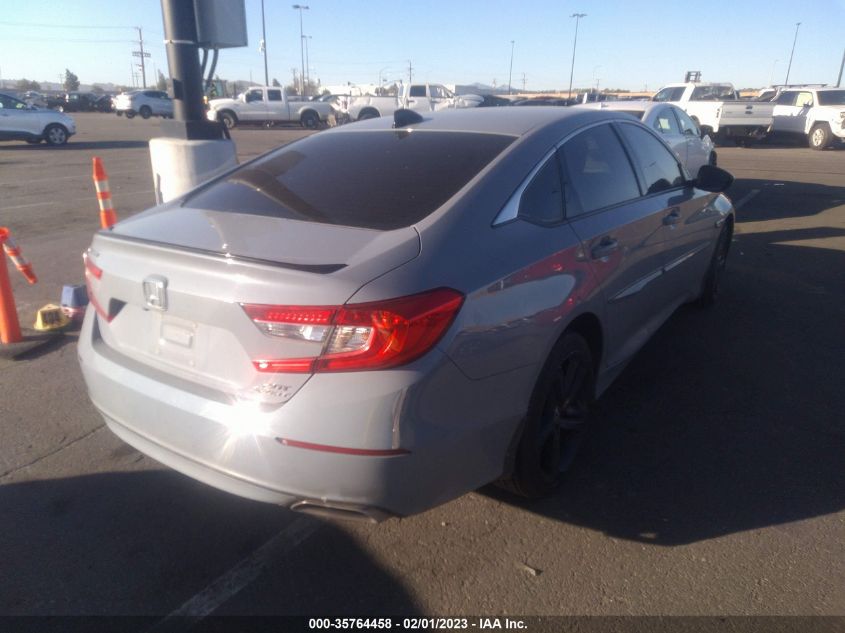 2021 HONDA ACCORD SEDAN SPORT VIN: 1HGCV2F39MA001595