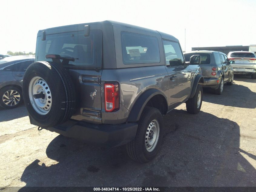 2022 FORD BRONCO BASE/BIG BEND VIN: 1FMDE5AH2NLB06116