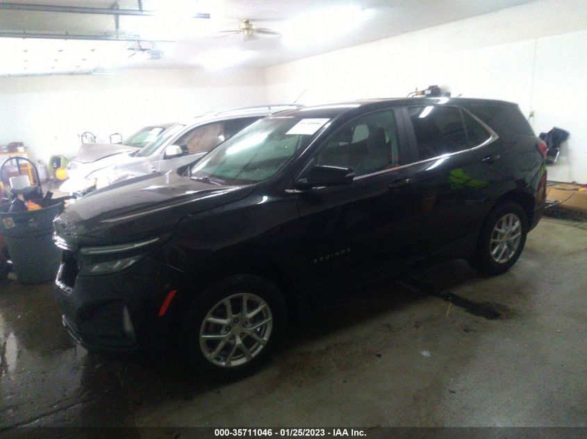 2022 CHEVROLET EQUINOX LT VIN: 3GNAXUEV1NL122797