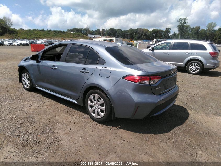 2022 TOYOTA COROLLA LE VIN: 5YFEPMAE2NP301742