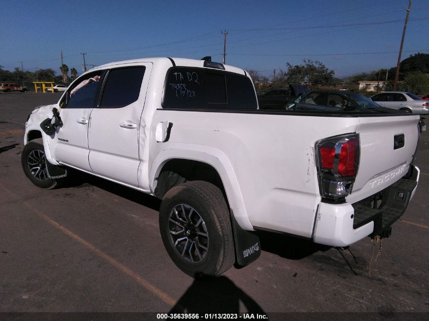 2022 TOYOTA TACOMA 2WD SR5/TRD SPORT VIN: 3TYAZ5CN2NT015493