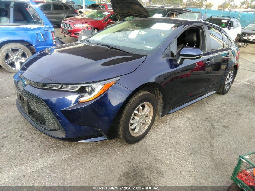 2022 TOYOTA COROLLA HYBRID LE VIN: JTDEAMDEXNJ048283