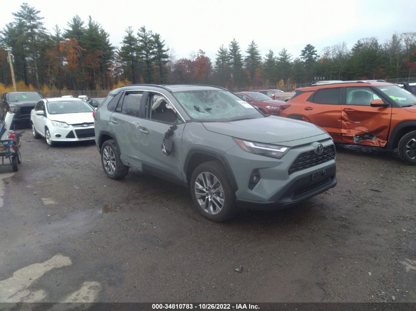 2022 TOYOTA RAV4 XLE PREMIUM VIN: 2T3A1RFV1NW266641
