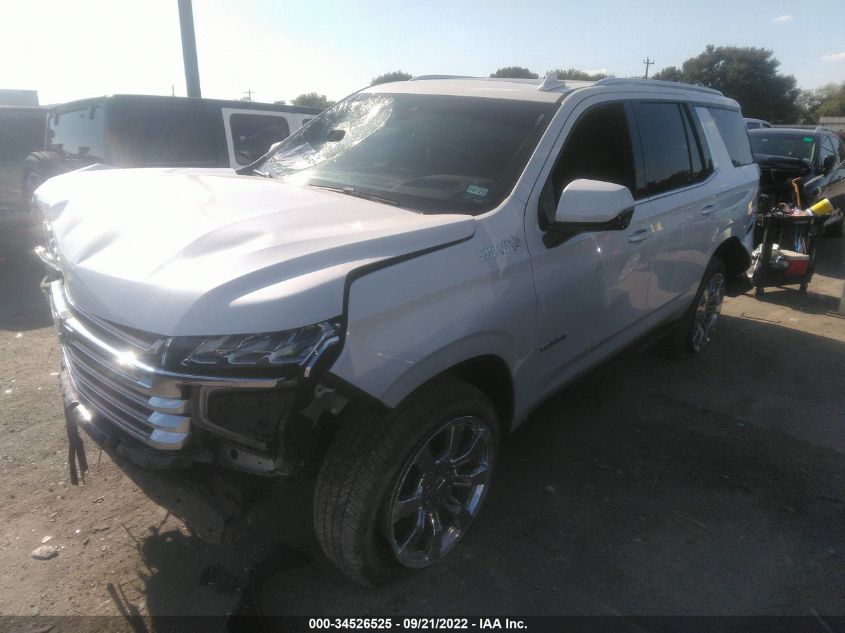 2021 CHEVROLET TAHOE HIGH COUNTRY VIN: 1GNSCTKL4MR164126