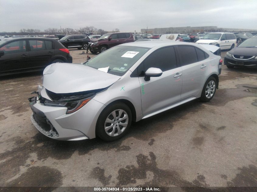 2022 TOYOTA COROLLA LE VIN: 5YFEPMAE3NP295997