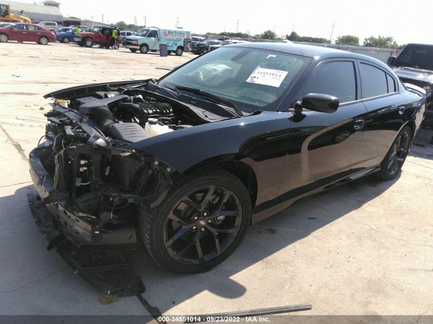 2022 DODGE CHARGER GT VIN: 2C3CDXHG9NH169937