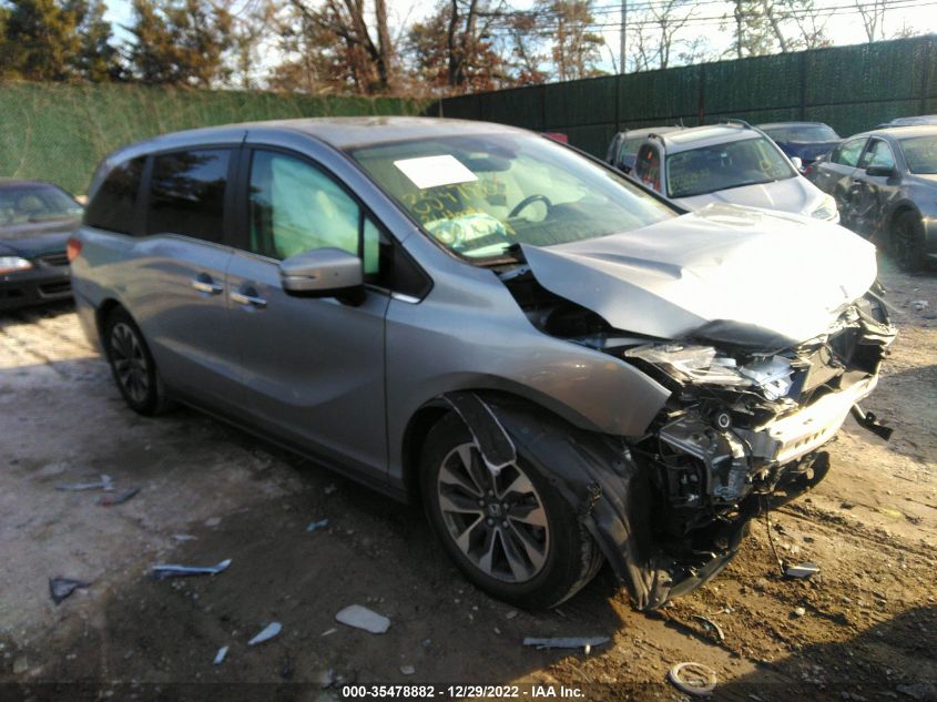 2021 HONDA ODYSSEY EX-L VIN: 5FNRL6H71MB037150
