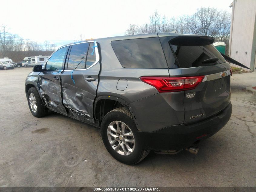 2021 CHEVROLET TRAVERSE LS VIN: 1GNERFKW1MJ130490