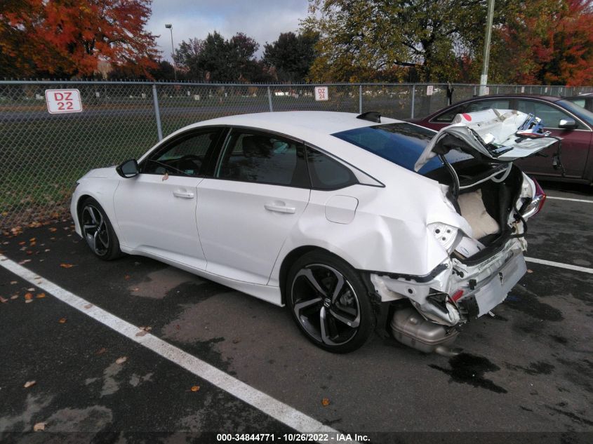 2022 HONDA ACCORD SEDAN SPORT VIN: 1HGCV1F38NA045972