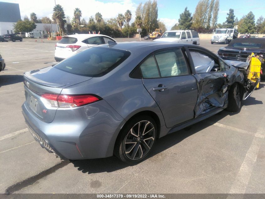 2020 TOYOTA COROLLA SE/NIGHTSHADE VIN: JTDS4RCE4LJ041190