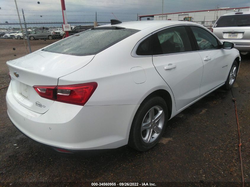2021 CHEVROLET MALIBU LS VIN: 1G1ZB5ST6MF047924