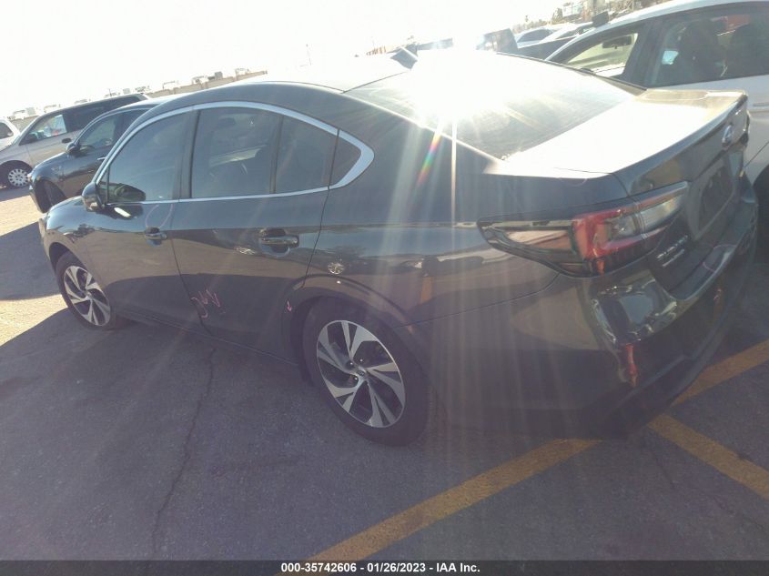 2022 SUBARU LEGACY PREMIUM VIN: 4S3BWAD6XN3015140