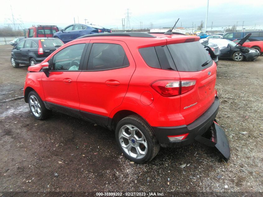2022 FORD ECOSPORT SE VIN: MAJ6S3GL2NC467888