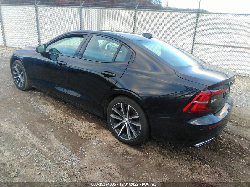 2022 VOLVO S60 MOMENTUM/INSCRIPTION VIN: 7JRL12TZ9NG174035