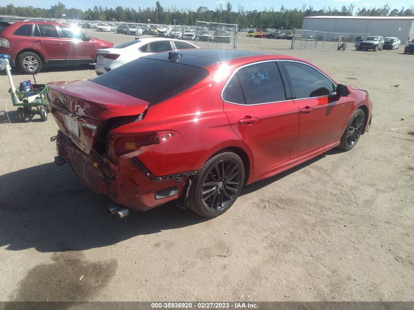 2022 TOYOTA CAMRY XSE VIN: 4T1K61AK2NU018881