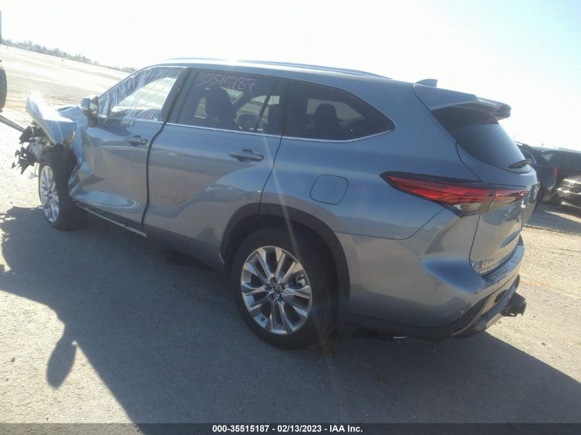 2022 TOYOTA HIGHLANDER LIMITED VIN: 5TDDZRBH6NS216549