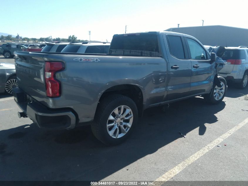 2021 CHEVROLET SILVERADO 1500 CUSTOM VIN: 1GCRYBEF3MZ190449