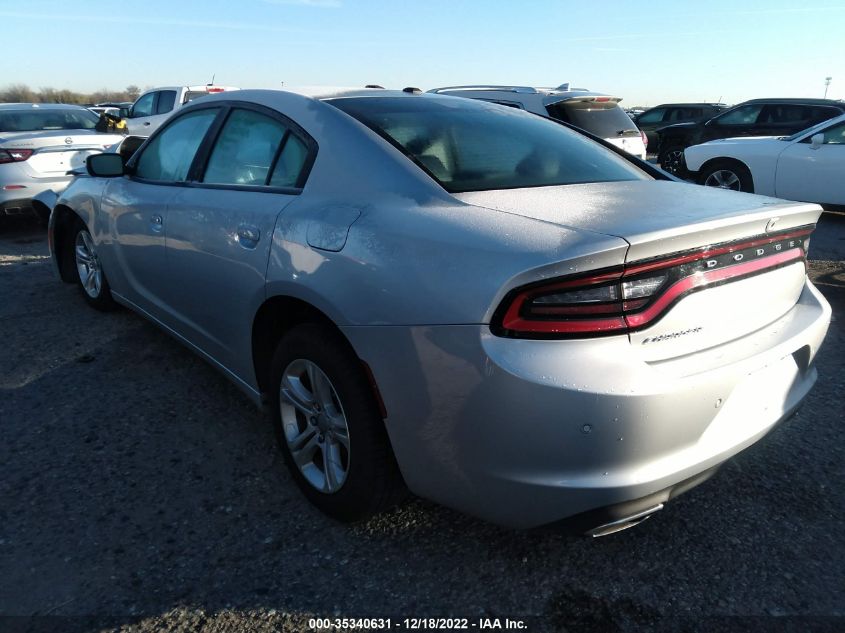 2022 DODGE CHARGER SXT VIN: 2C3CDXBG7NH188902