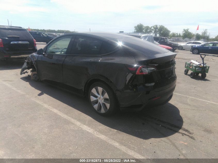 2021 TESLA MODEL Y LONG RANGE VIN: 5YJYGDEE3MF063577