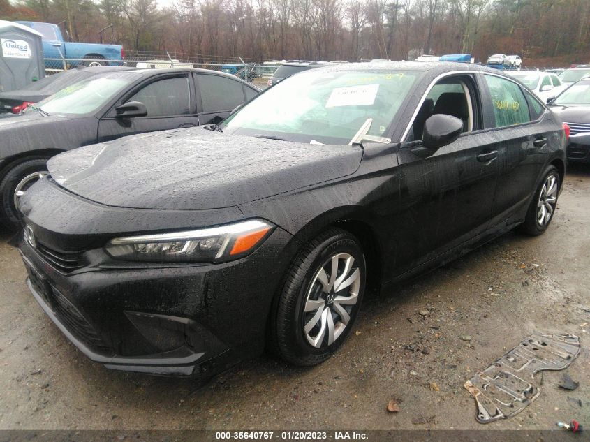 2022 HONDA CIVIC SEDAN LX VIN: 2HGFE2F2XNH546602