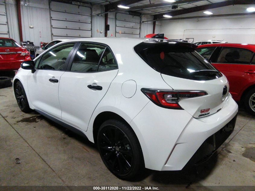 2022 TOYOTA COROLLA HATCHBACK SE/NIGHTSHADE/XSE VIN: JTND4MBEXN3183267