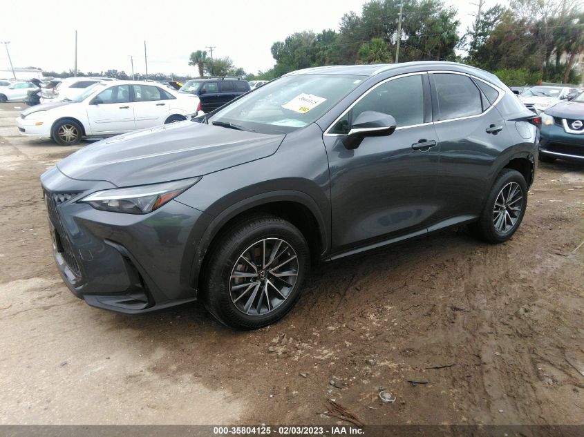 2022 LEXUS NX NX 350 PREMIUM VIN: JTJGGCEZ0N2002780