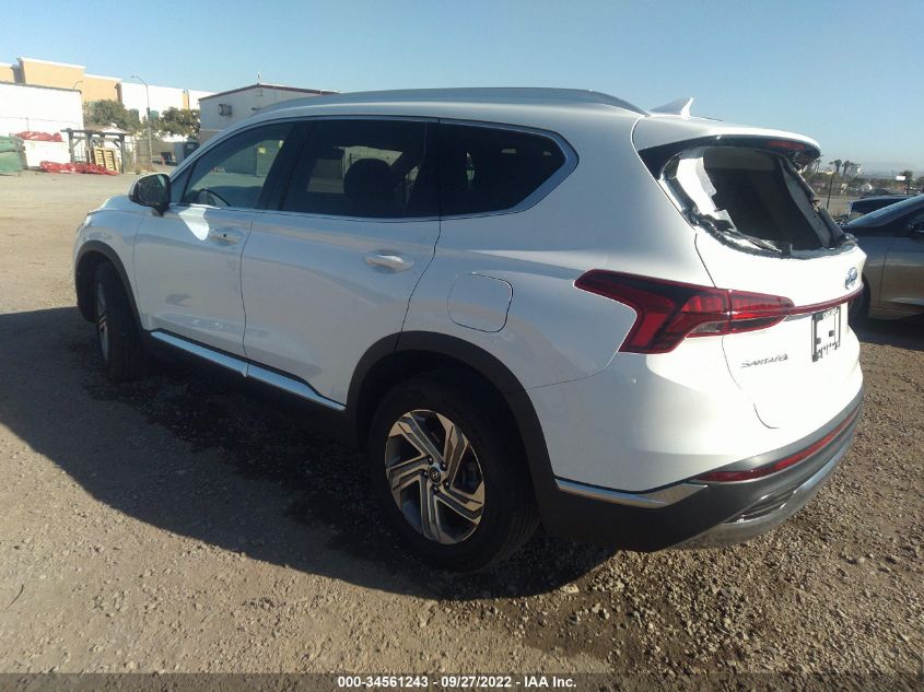 2022 HYUNDAI SANTA FE SEL VIN: 5NMS24AJ5NH417316