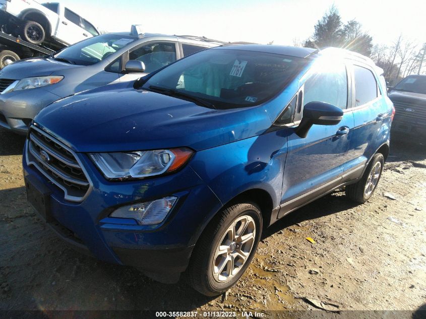 2021 FORD ECOSPORT SE VIN: MAJ6S3GL8MC442721