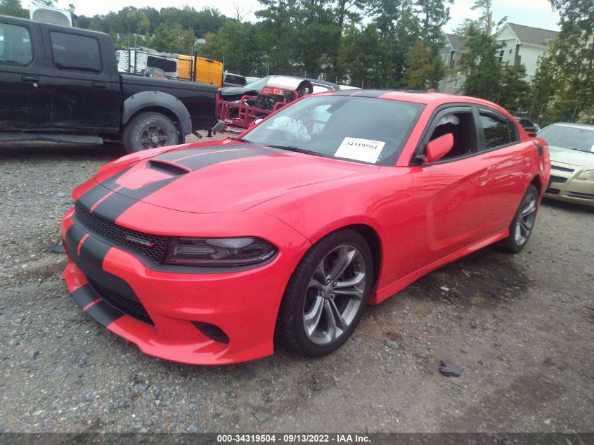 2021 DODGE CHARGER GT VIN: 2C3CDXHG0MH532401