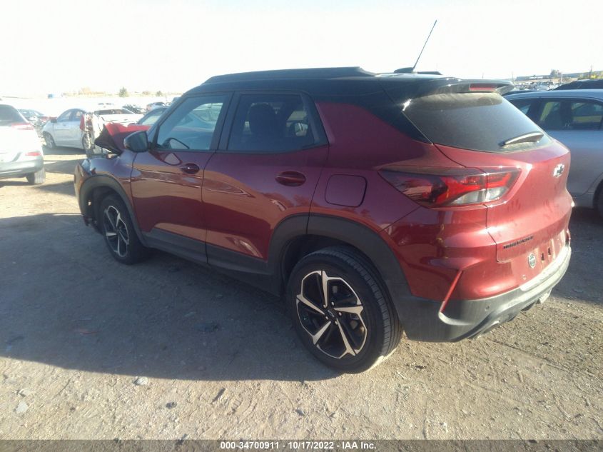 2021 CHEVROLET TRAILBLAZER RS VIN: KL79MTSLXMB073730