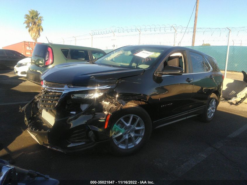 2022 CHEVROLET EQUINOX LT VIN: 3GNAXKEV3NL266940