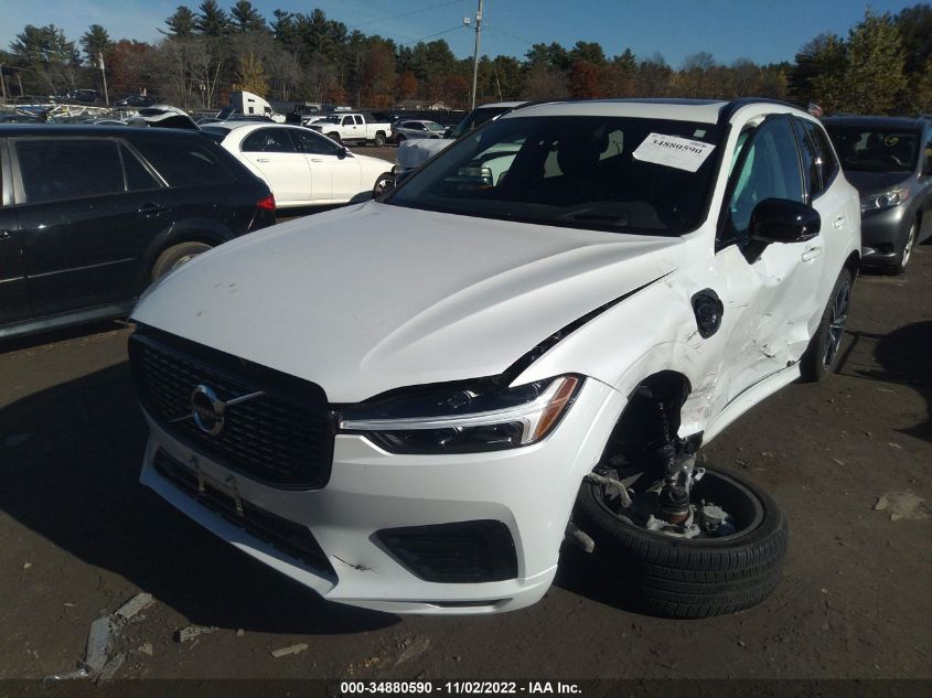 2021 VOLVO XC60 R-DESIGN VIN: YV4BR0DM1M1870493