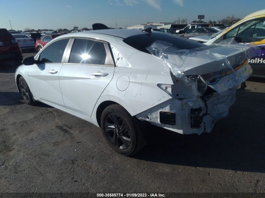 2022 HYUNDAI ELANTRA SEL VIN: 5NPLS4AG3NH054526