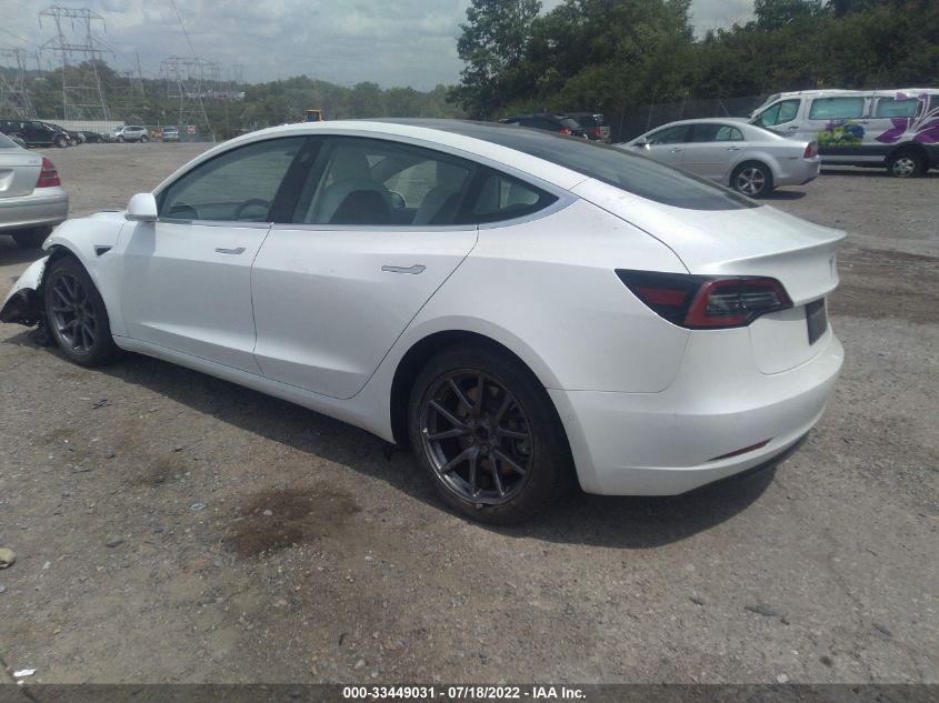 2020 TESLA MODEL 3 LONG RANGE VIN: 5YJ3E1EB0LF622134