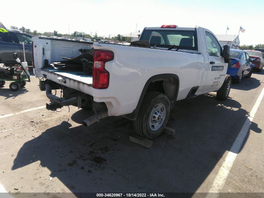 2020 CHEVROLET SILVERADO 2500HD WORK TRUCK VIN: 1GC0WLE70LF220648