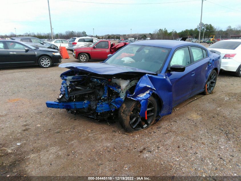 2022 DODGE CHARGER SXT VIN: 2C3CDXBG3NH231373