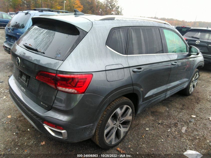 2022 VOLKSWAGEN TAOS SEL VIN: 3VV2X7B27NM031148