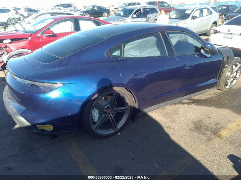 2022 PORSCHE TAYCAN VIN: WP0AA2Y1XNSA16098