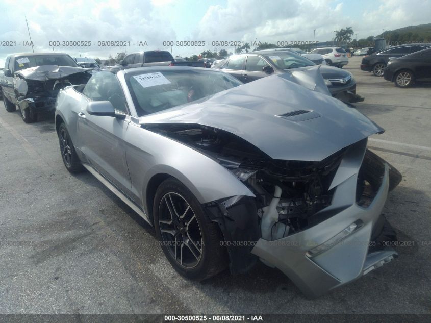 2020 FORD MUSTANG ECOBOOST VIN: 1FATP8UHXL5106489