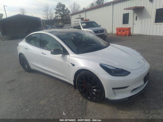 2022 TESLA MODEL 3 PERFORMANCE VIN: 5YJ3E1EC3NF132346