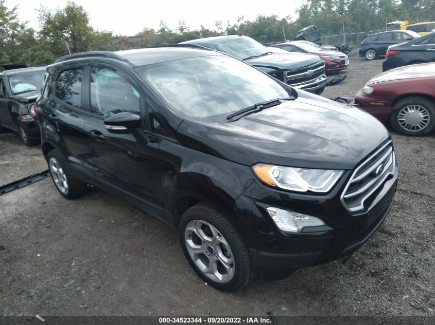 2022 FORD ECOSPORT SE VIN: MAJ6S3GL3NC463073