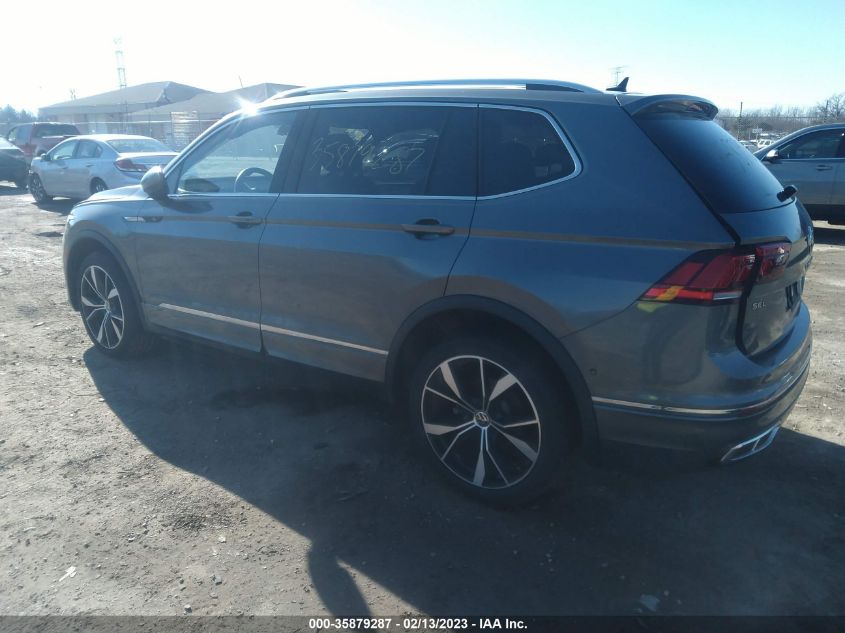 2022 VOLKSWAGEN TIGUAN SEL R-LINE VIN: 3VV4B7AX2NM068497