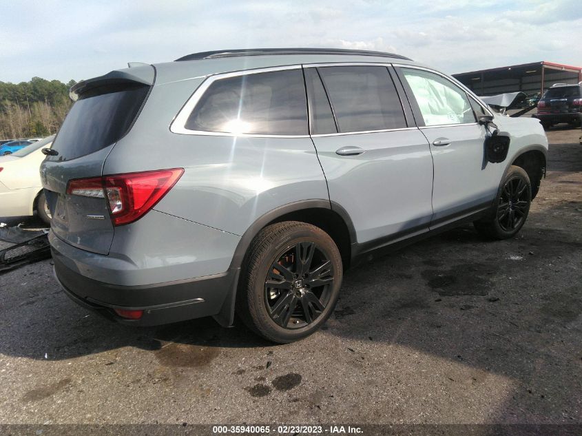 2022 HONDA PILOT SPECIAL EDITION VIN: 5FNYF5H21NB018827