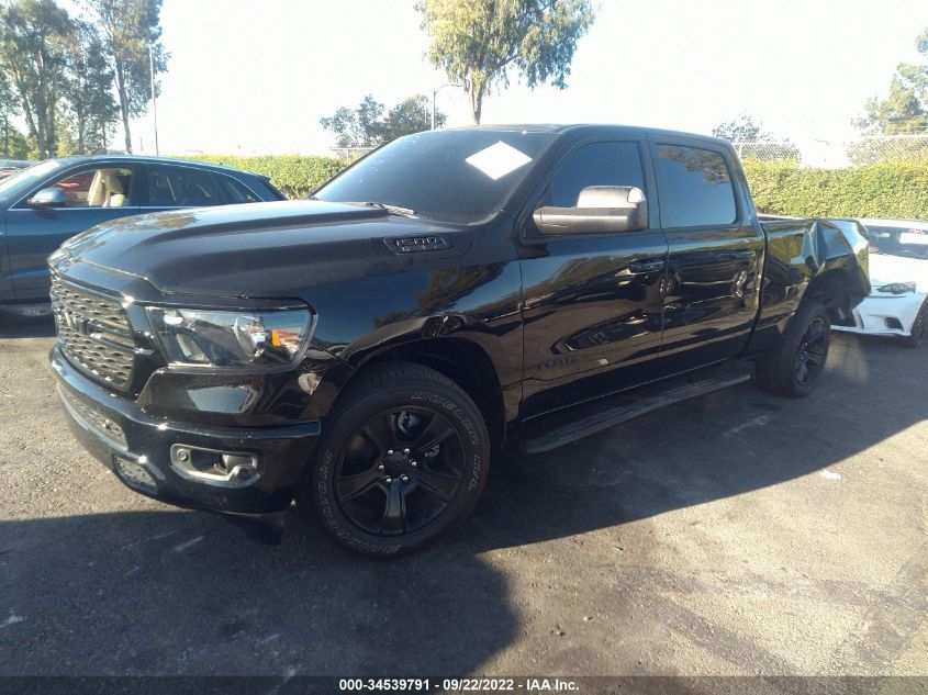 2022 RAM 1500 BIG HORN VIN: 1C6RREMT0NN292555