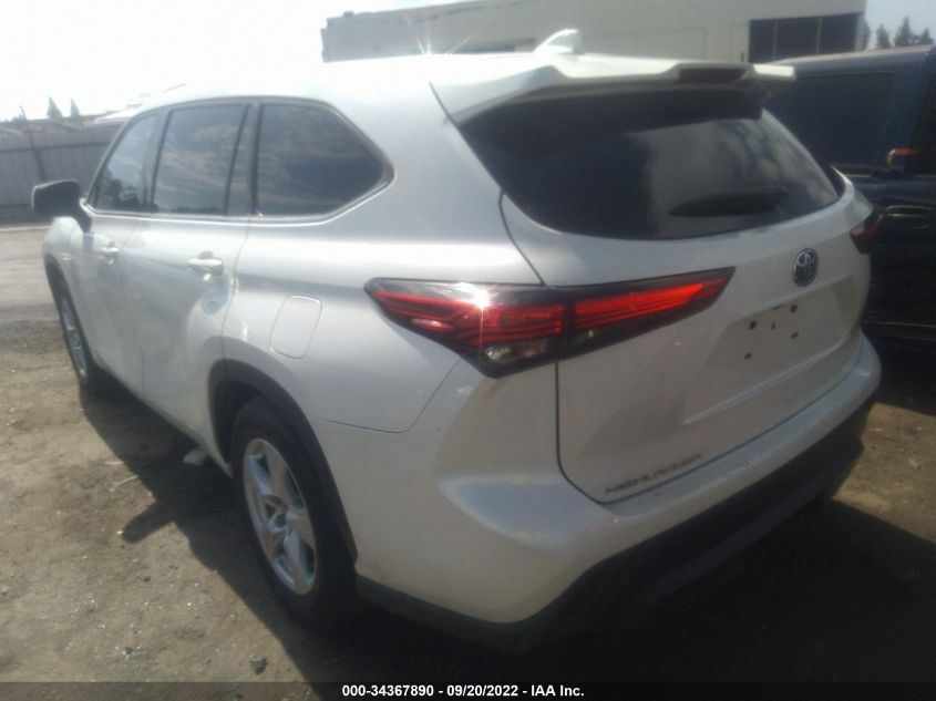 2020 TOYOTA HIGHLANDER L VIN: 5TDCZRAH2LS012759